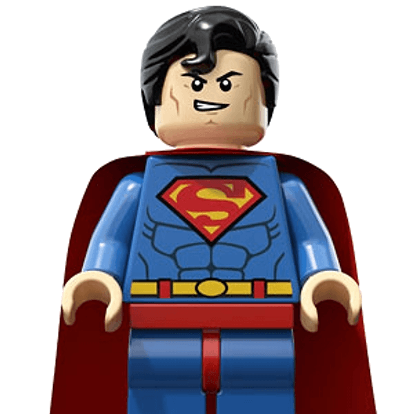 Liam’s LEGO minifig: Superman