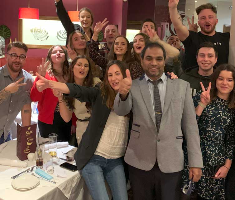 Waddle team curry night