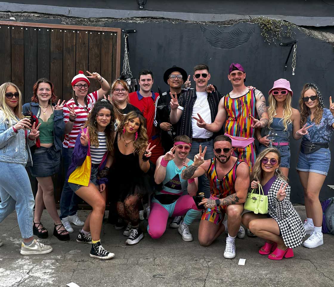 Waddle team smiling at the camera