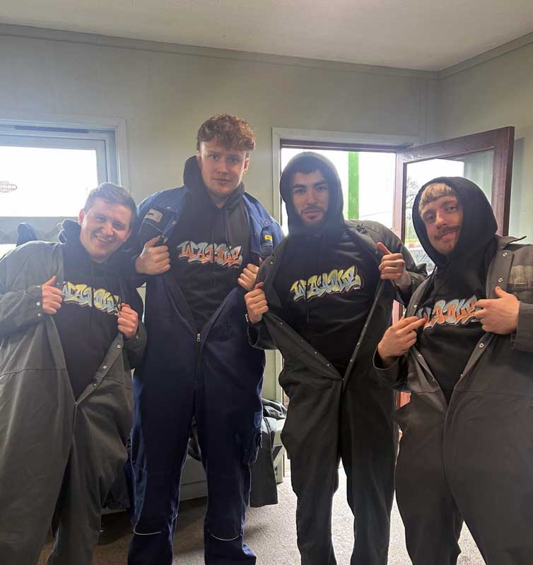 Waddle team hoodies