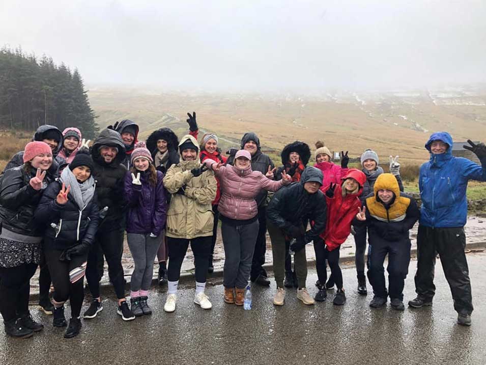 Waddle team event - Penyfan hike