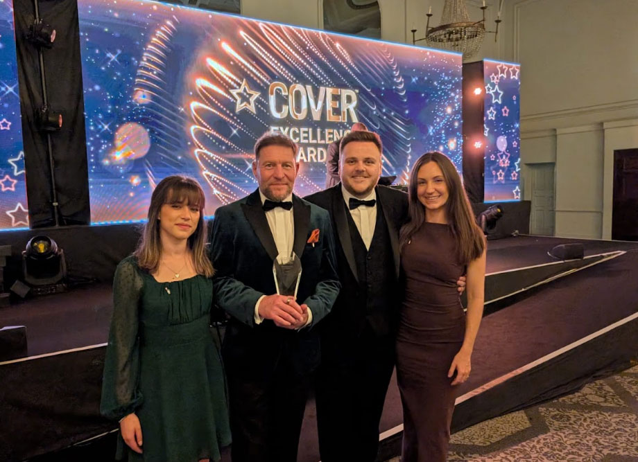 The Waddle team celebrating their Cover Excellence Awards 2025 win